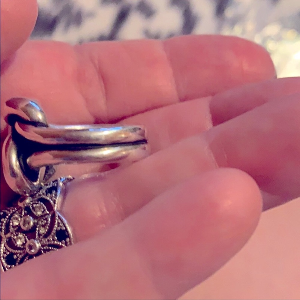 James Avery Large Silver Knot Ring - image 3